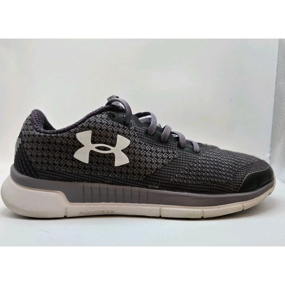 Under Armour Charged Lightning Grey‎ Purple Running Shoes Sneakers Womens 7.5